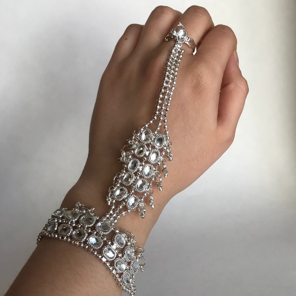 Moroccan Diamond Bracelet/Ring (One Piece)